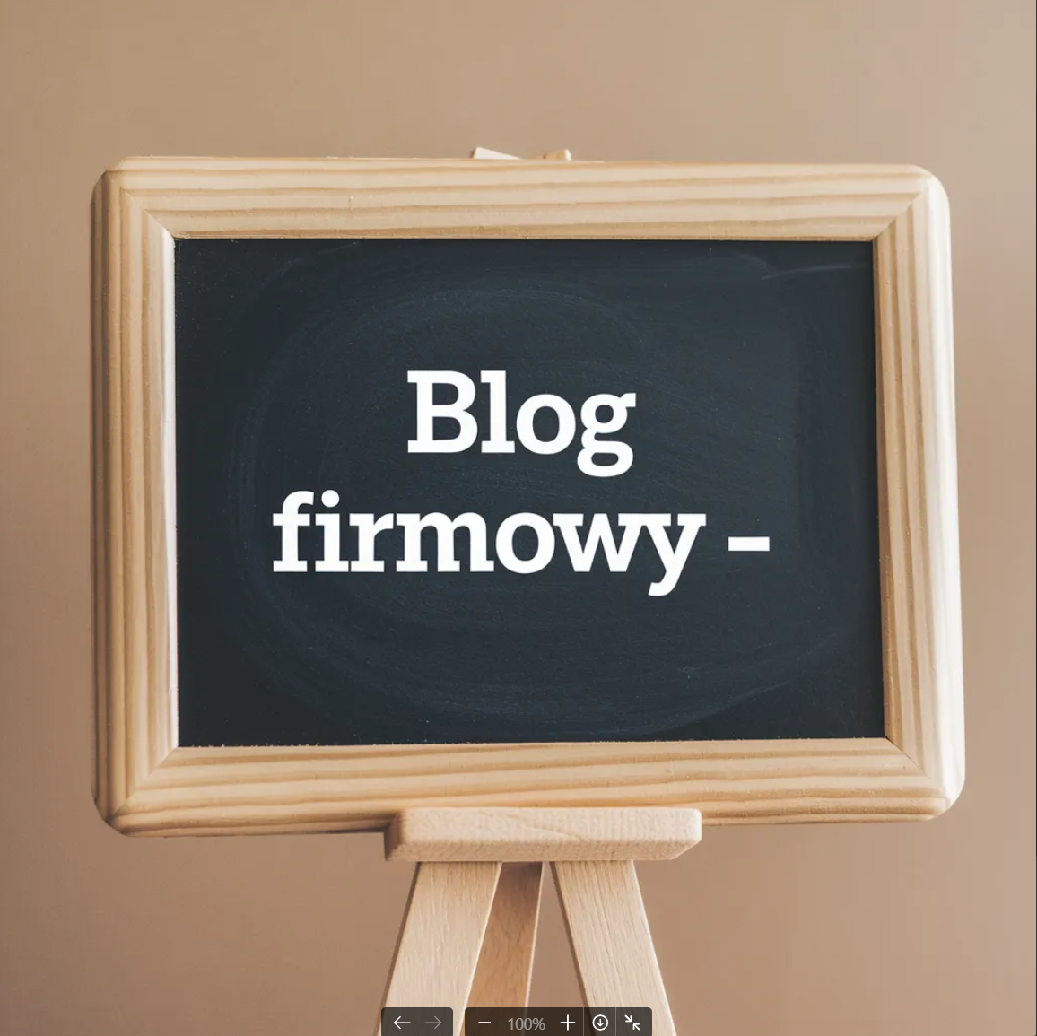 tablica z napisem blog firomowy tablica z napisem blog firomowy